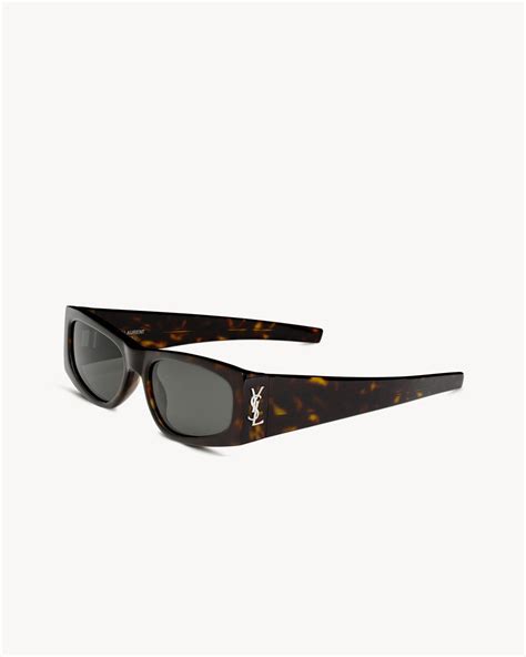 SL M140 YSL Monogram Rectangular Sunglasses 